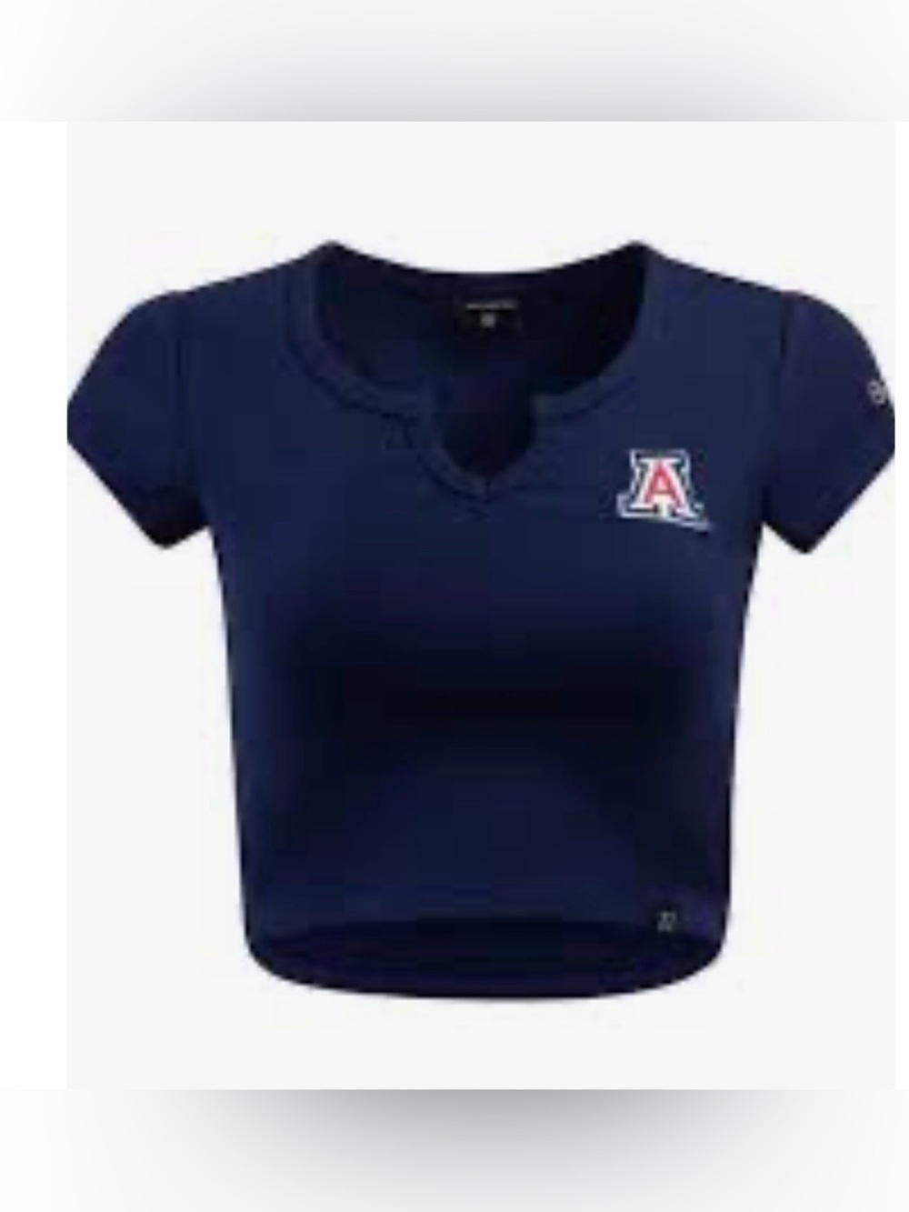 HYPE AND VICE ARIZONA WILDCATS WOMENS NAVY BLUE CALI SHORT SLEEVE T-SHIRT S
